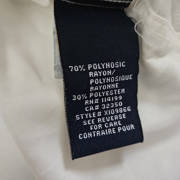 NWT - Quicksilver White Button Up Camp Shirt - Size L - Picture 11 of 13